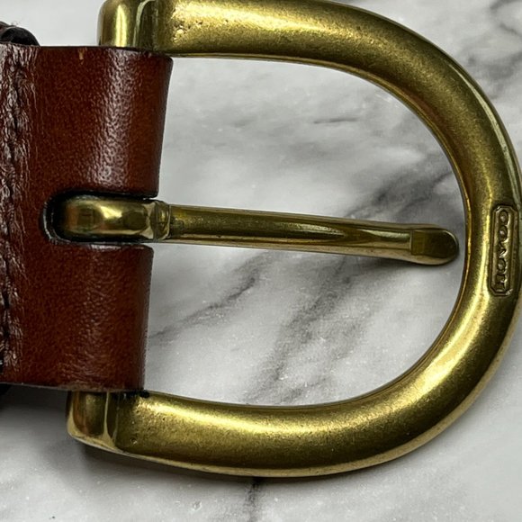 Vintage Coach Braided Belt 38 - Picture 6 of 9